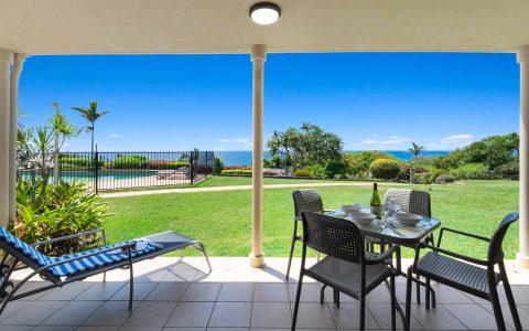 2 Bedroom Ocean View Apartment with Ensuite in Sunshine Beach