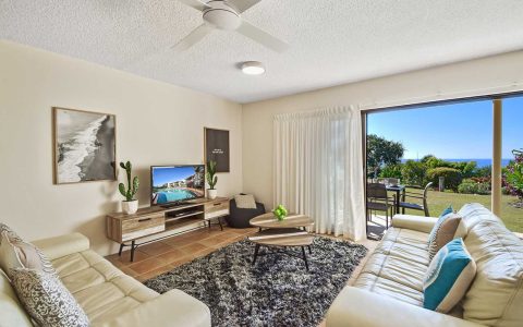 2 Bedroom Ocean View Apartment with Ensuite in Sunshine Beach