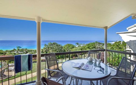 2 Bedroom Ocean View Apartment with Ensuite in Sunshine Beach