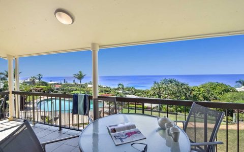 2 Bedroom Ocean View Apartment with Ensuite in Sunshine Beach